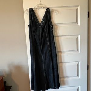 EUC Lauren Ralph Lauren sleeveless dark denim sundress size 8